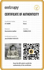 GUCCI Guccissima 85th Anniversary Cream Leather Hobo Shoulder Bag